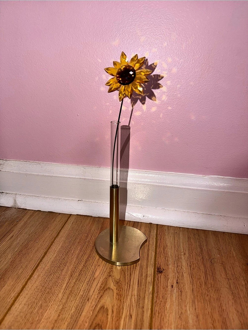 Swarovski Flower Dreams - Sunflower Decor Gold & Brown